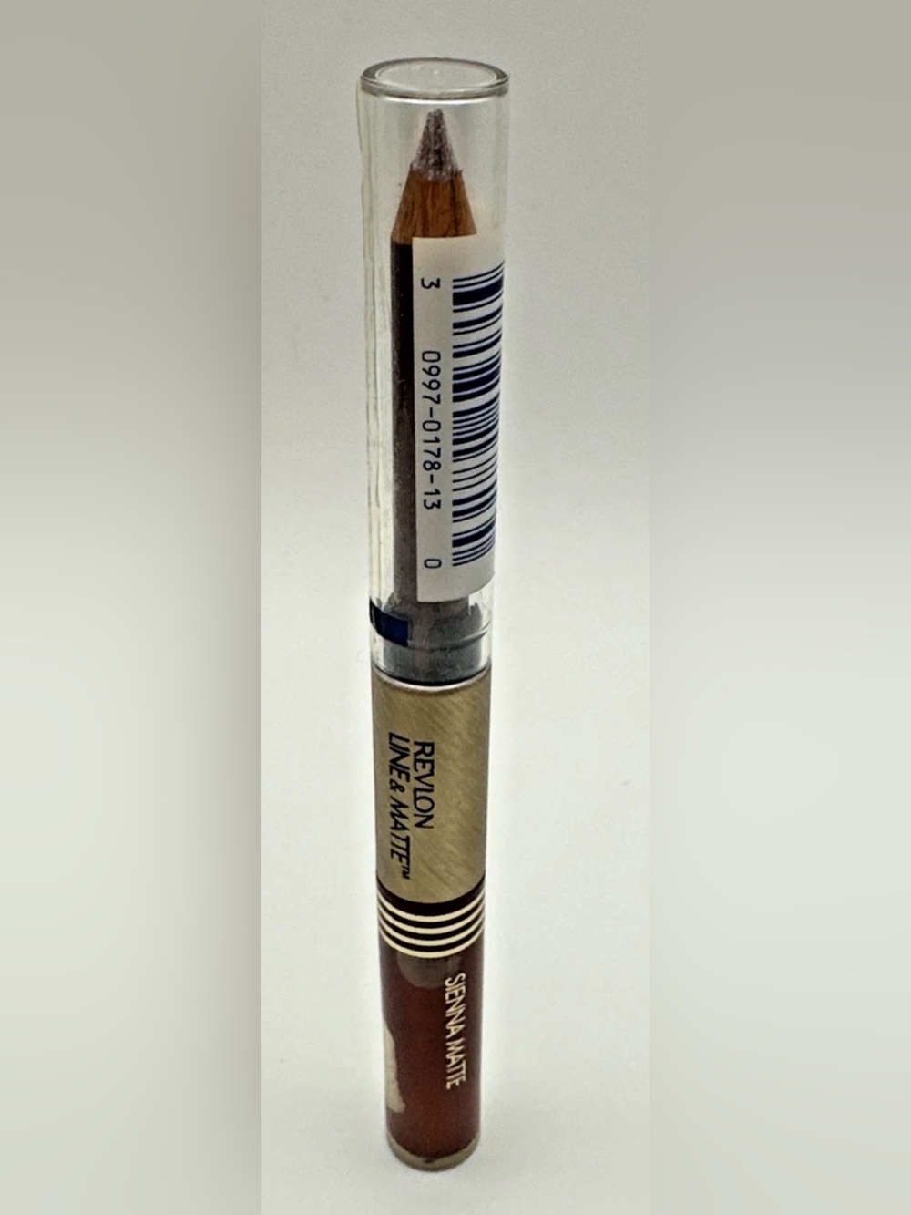 Revlon Line & Matte Lip Pencil Lip Gloss Sienna Matte Full Size New Sealed